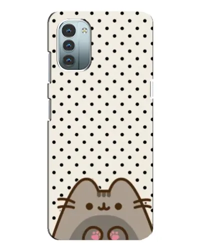 Чехол для Nokia G21 с картинкой «Пушин в горошек»