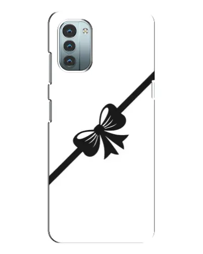 Чохол для Nokia G21 з картинкою «Діагональний бант» Чохол для Nokia G21 з картинкою «Діагональний бант»
