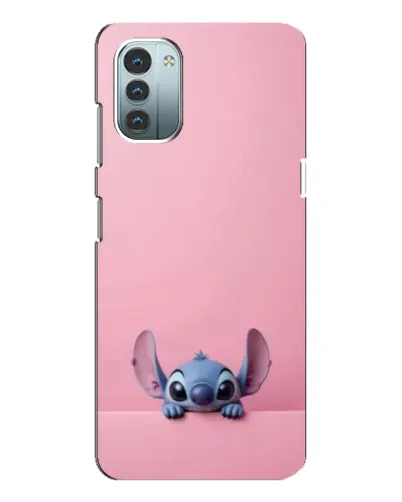 Чехол для Nokia G21 с картинкой «Stitch выглядывает»