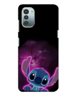 Чехол для Nokia G21 с картинкой «Неоновый Stitch» Чехол для Nokia G21 с картинкой «Неоновый Stitch»