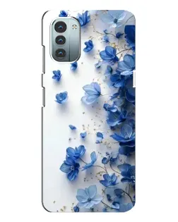 Чохол для Nokia G21 з картинкою «Блакитний квітковий каскад» Чохол для Nokia G21 з картинкою «Блакитний квітковий каскад»