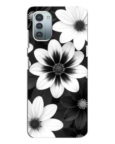 Чохол для Nokia G21 з картинкою «Монохромні айстри» Чохол для Nokia G21 з картинкою «Монохромні айстри»