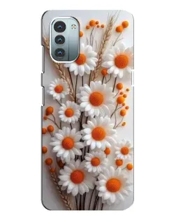 Чохол для Nokia G21 з картинкою «Білі сухоцвіти» Чохол для Nokia G21 з картинкою «Білі сухоцвіти»
