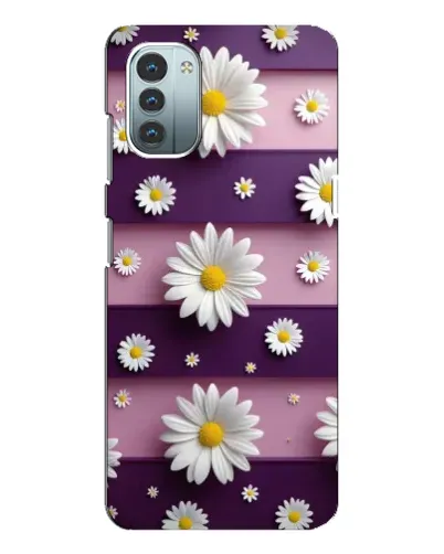 Чохол для Nokia G21 з картинкою «Ромашки на фіолетовому» Чохол для Nokia G21 з картинкою «Ромашки на фіолетовому»
