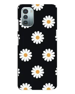 Чохол для Nokia G21 з картинкою «Ромашки на чорному» Чохол для Nokia G21 з картинкою «Ромашки на чорному»