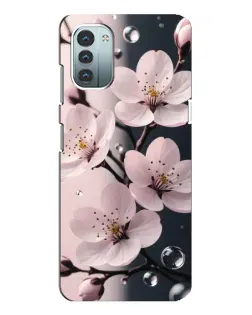 Чохол для Nokia G21 з картинкою «Ніжня сакура та краплі» Чохол для Nokia G21 з картинкою «Ніжня сакура та краплі»
