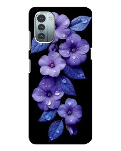 Чохол для Nokia G21 з картинкою «Фіолетові квіти з росою» Чохол для Nokia G21 з картинкою «Фіолетові квіти з росою»