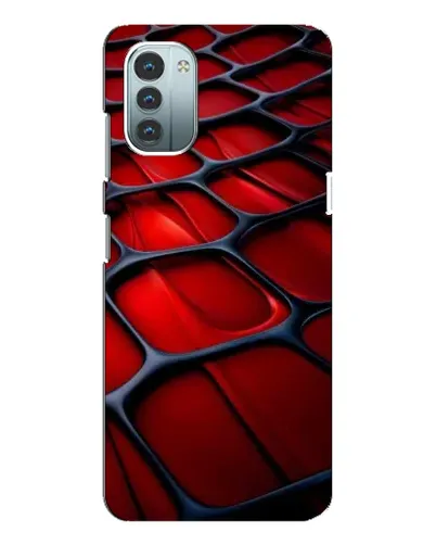Чохол для Nokia G21 з картинкою «Червона глянцева сітка» Чохол для Nokia G21 з картинкою «Червона глянцева сітка»