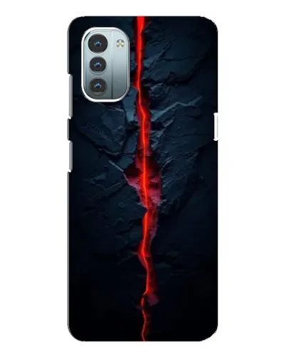 Чохол для Nokia G21 з картинкою «Червона лавова тріщина» Чохол для Nokia G21 з картинкою «Червона лавова тріщина»