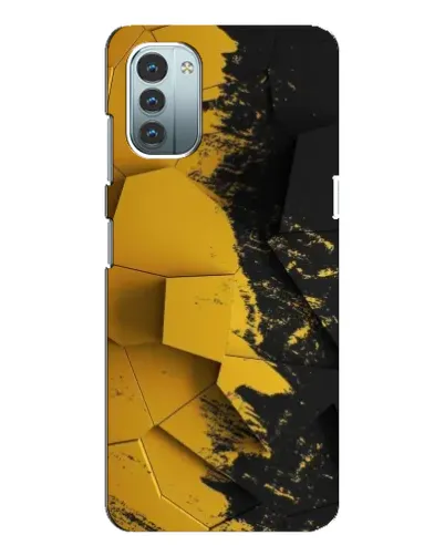 Чохол для Nokia G21 з картинкою «Золоті уламки геометрії» Чохол для Nokia G21 з картинкою «Золоті уламки геометрії»