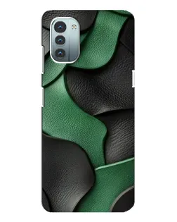 Чохол для Nokia G21 з картинкою «Зелені шкіряні хвилі» Чохол для Nokia G21 з картинкою «Зелені шкіряні хвилі»