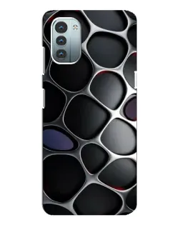 Чохол для Nokia G21 з картинкою «Об'ємна темна решітка» Чохол для Nokia G21 з картинкою «Об'ємна темна решітка»