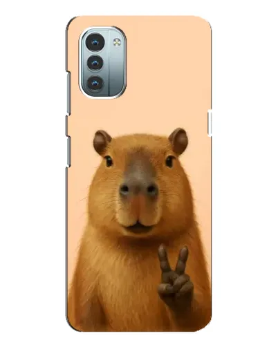 Чохол для Nokia G21 з картинкою «Капібара вікторія»