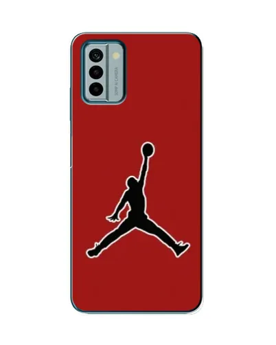 Чехол для Nokia G22 с картинкой «Jordan Red Back»