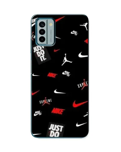 Чехол для Nokia G22 с картинкой «Nike Mix Pattern»