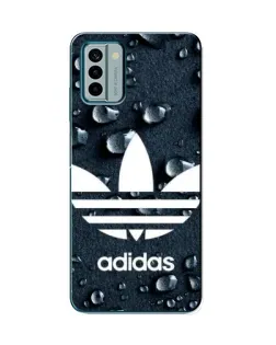Чехол для Nokia G22 с картинкой «Adidas Trefoil Blue»