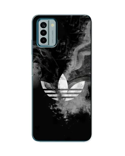 Чехол для Nokia G22 с картинкой «Абстрактный дым Adidas»