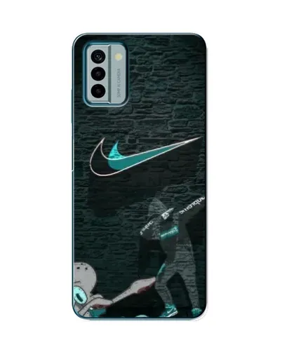 Чехол для Nokia G22 с картинкой «Спортивный арт Nike»