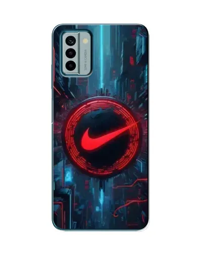Чехол для Nokia G22 с картинкой «Техногенный стиль Nike»