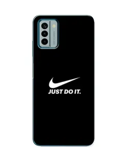 Чехол для Nokia G22 с картинкой «Минимализм от Nike»