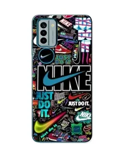 Чехол для Nokia G22 с картинкой «Яркий коллаж Nike» Чехол для Nokia G22 с картинкой «Яркий коллаж Nike»