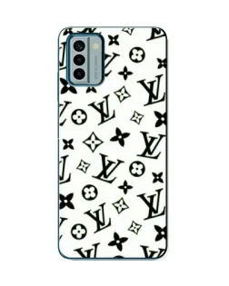 Чехол для Nokia G22 с картинкой «Монохромный хаос LV»