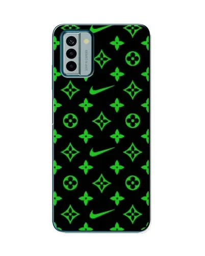 Чехол для Nokia G22 с картинкой «Неоновый принт LV»
