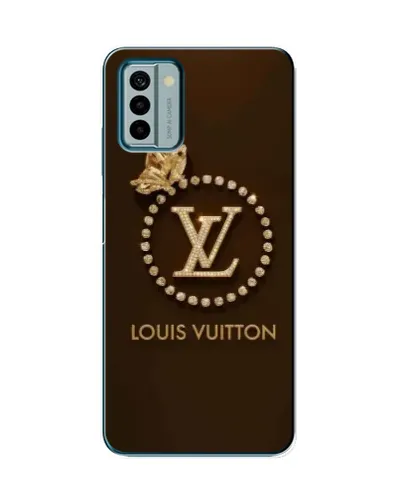 Чехол для Nokia G22 с картинкой «LV — золотая печать»