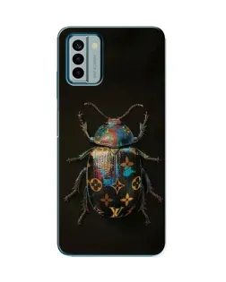 Чехол для Nokia G22 с картинкой «LV — мраморный принт»