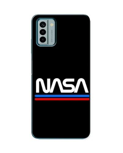 Чехол для Nokia G22 с картинкой «NASA — классика Red Blue»