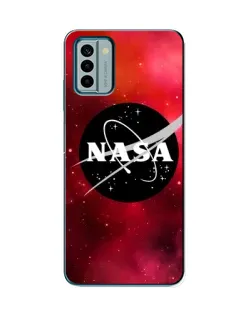 Чехол для Nokia G22 с картинкой «NASA — красная туманность»