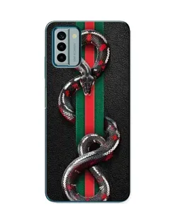Чохол для Nokia G22 з картинкою «Gucci — змія на смузі»