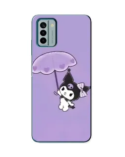 Чехол для Nokia G22 с картинкой «Kuromi с зонтиком» Чехол для Nokia G22 с картинкой «Kuromi с зонтиком»