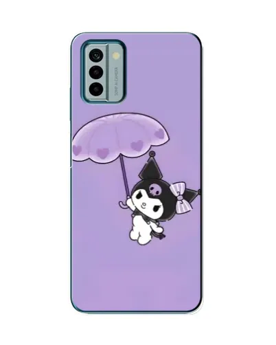 Чехол для Nokia G22 с картинкой «Kuromi с зонтиком» Чехол для Nokia G22 с картинкой «Kuromi с зонтиком»