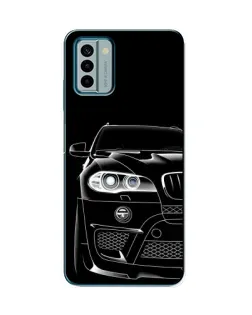 Чехол для Nokia G22 с картинкой «Темный силуэт BMW»