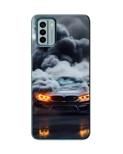 Чехол для Nokia G22 с картинкой «BMW в дыму»