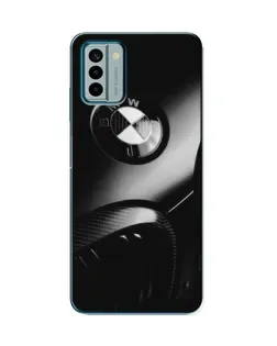 Чехол для Nokia G22 с картинкой «Эмблема BMW — макро»