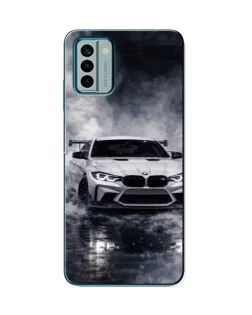 Чехол для Nokia G22 с картинкой «BMW сквозь туман»