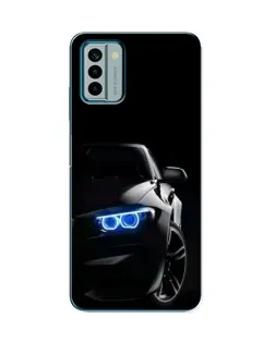 Чехол для Nokia G22 с картинкой «BMW — ночной взгляд»