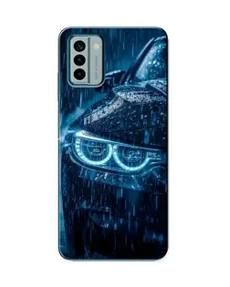 Чехол для Nokia G22 с картинкой «BMW под дождем»