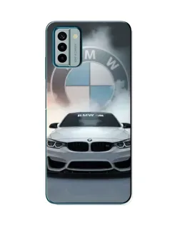 Чехол для Nokia G22 с картинкой «BMW в белом дыму»