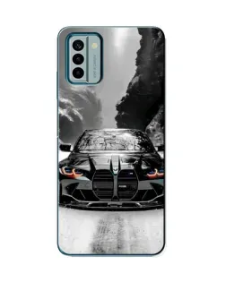 Чехол для Nokia G22 с картинкой «BMW — акварельный дрифт»