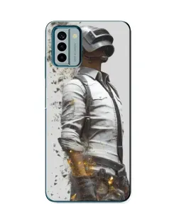 Чохол для Nokia G22 з картинкою «PUBG — боєць у пилу»