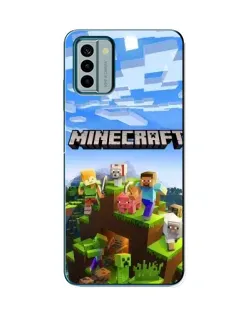 Чохол для Nokia G22 з картинкою «Minecraft класичний світ»