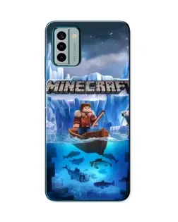 Чохол для Nokia G22 з картинкою «Minecraft льодянийсвіт»