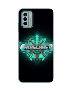 Чохол для Nokia G22 з картинкою «Minecraft Diamond лого»