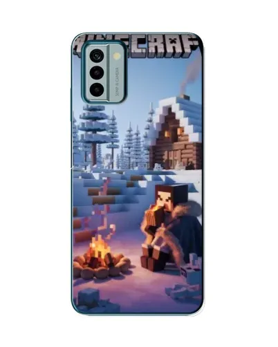 Чохол для Nokia G22 з картинкою «Зимовий Minecraft» Чохол для Nokia G22 з картинкою «Зимовий Minecraft»