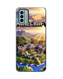 Чохол для Nokia G22 з картинкою «Minecraft панорама»