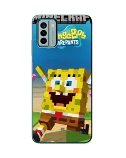 Чохол для Nokia G22 з картинкою «Губка Боб Minecraft» Чохол для Nokia G22 з картинкою «Губка Боб Minecraft»