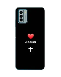 Чохол для Nokia G22 з картинкою «Серце - Jesus»